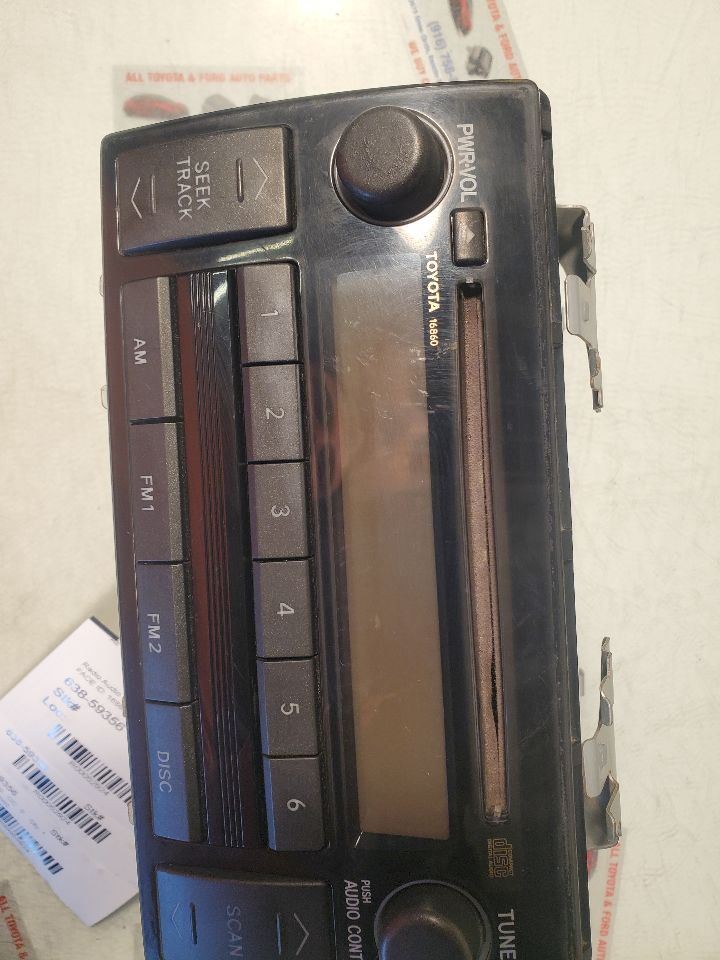 Audio Equipment Radio Receiver Am-fm-cd Fits 10-11 CAMRY 52924