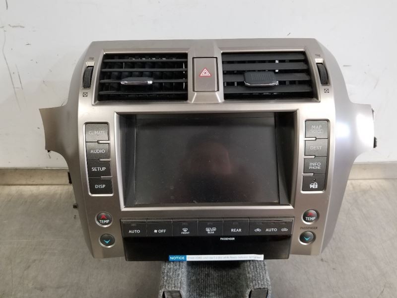 10-13 LEXUS GX460 OEM RADIO DISPLAY AND RECEIVER P1874 8680560293