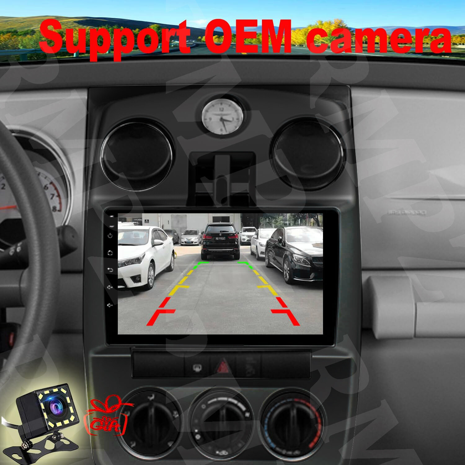 For 2006-2010 Chrysler PT Cruiser Wired & Wireless CarPlay Auto Navi Radio 32G