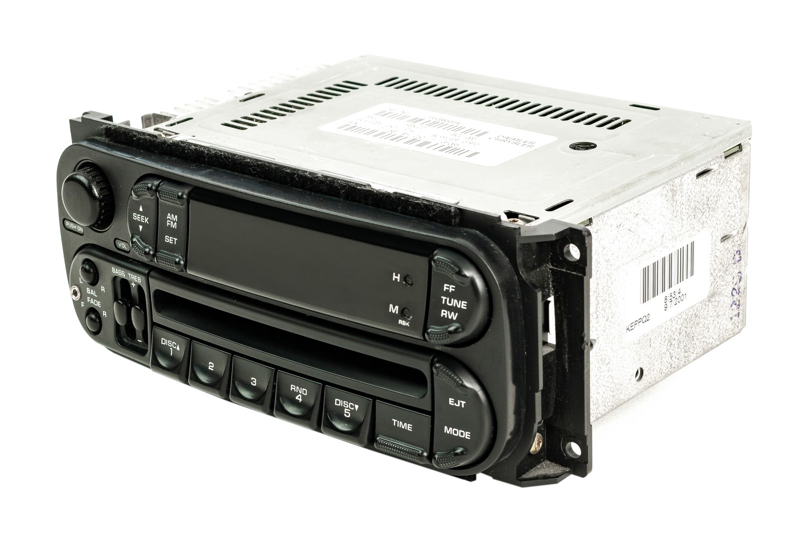 2002-07 Dodge Jeep Chrysler Radio AM FM CD Player w Aux Input RBK Slider Version