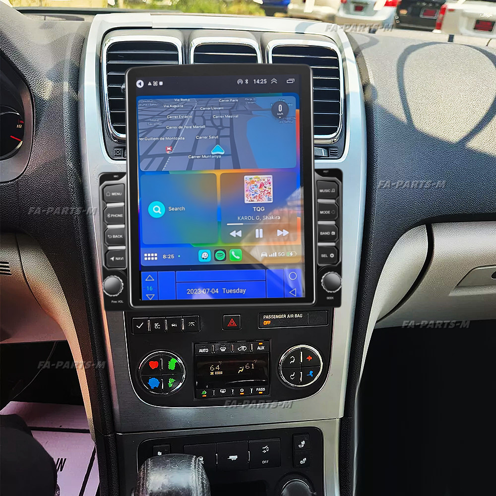 9.7” For 2007-2019 GMC Acadia Sierra Android 13 Carplay Car Stereo Radio +Cam