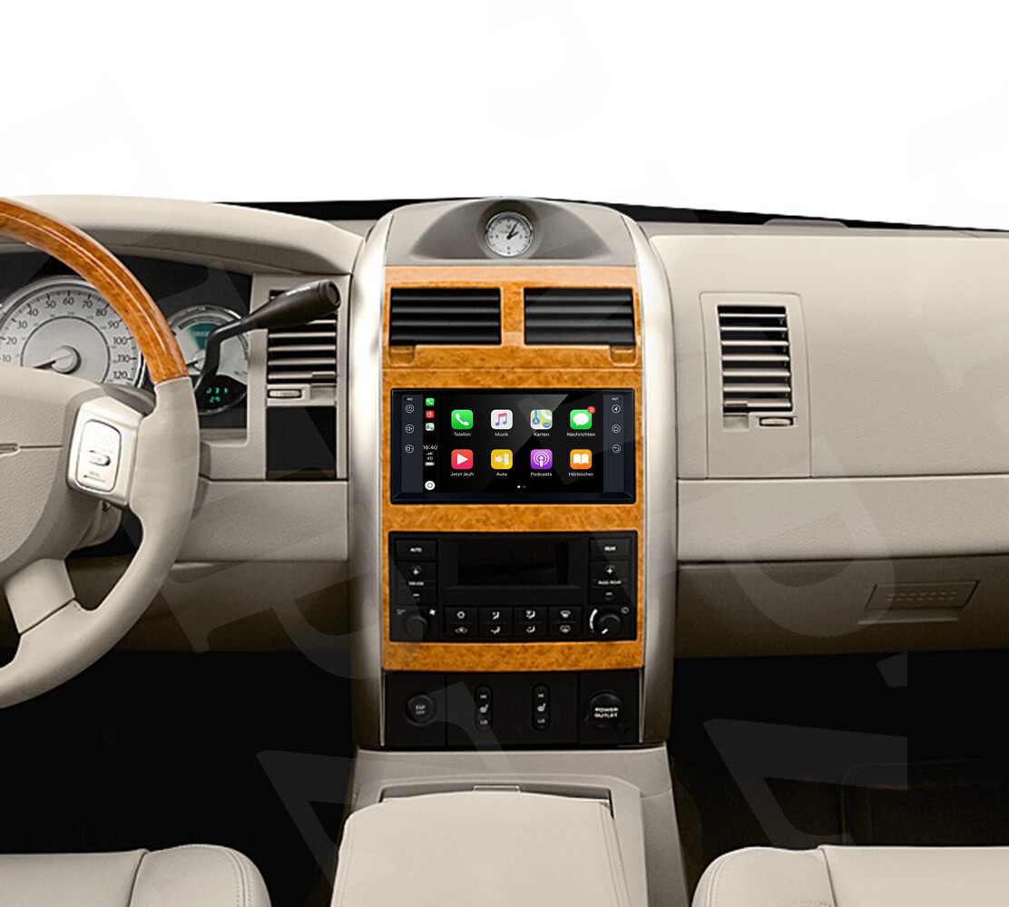 Car Radio Head Unit Apple CarPlay GPS Camera for 2007 2008 2009 Chrysler Aspen