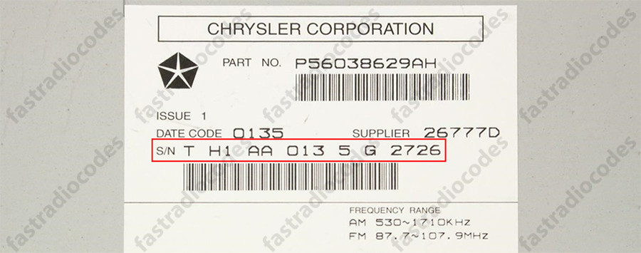 ✅DODGE CHALLENGER CAR RADIO ANTI-THEFT UNLOCKING PIN CODE FOR ALL MODELS✅