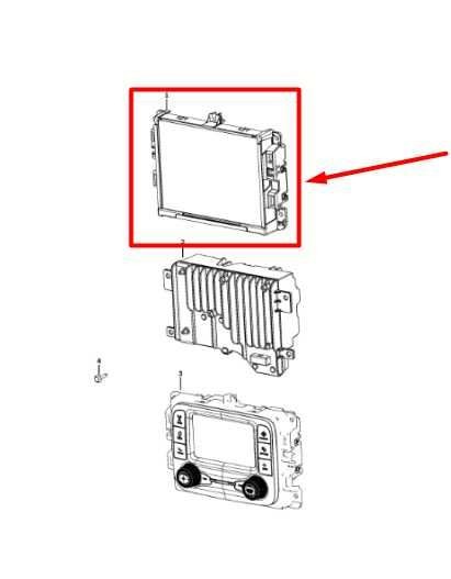 2021-2024 RAM 1500 Big Horn New Body Radio Receiver Uconnect 4 w/ 8.4” Display