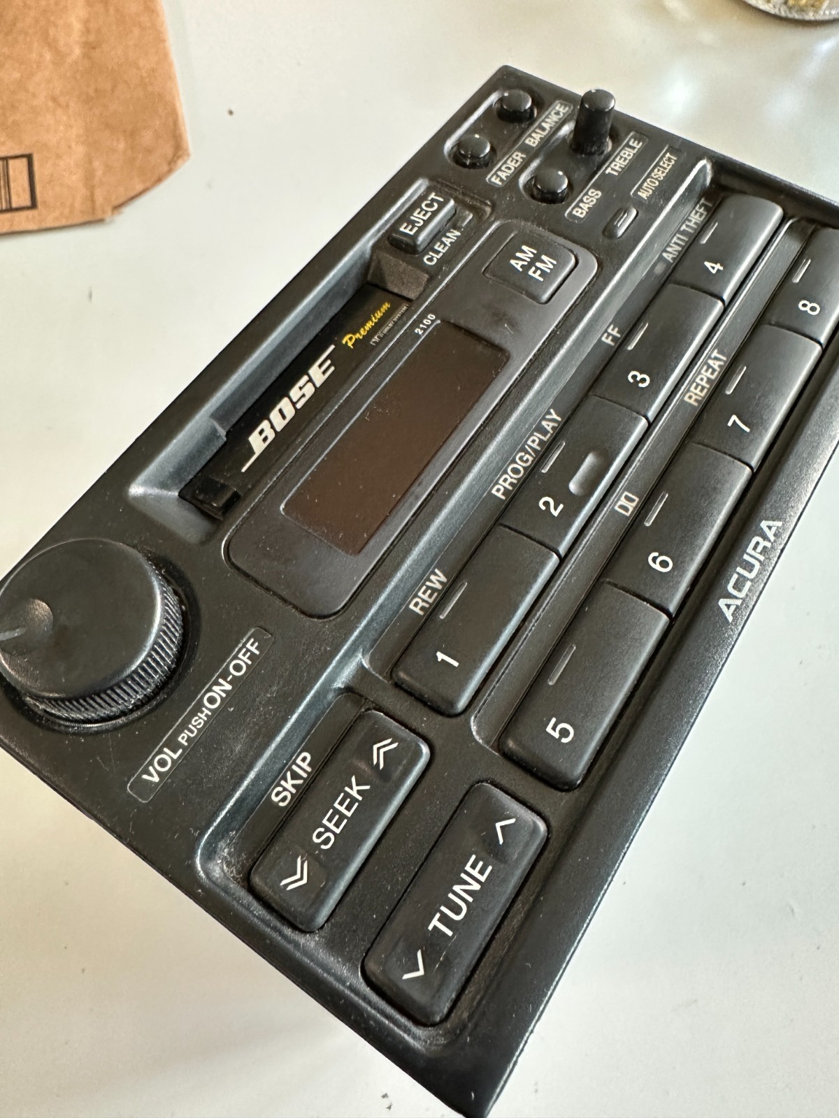 Acura Bose AM/FM Cassette Radio 39100-SP0-A200-M1 Accord Stereo CM6923 for Parts