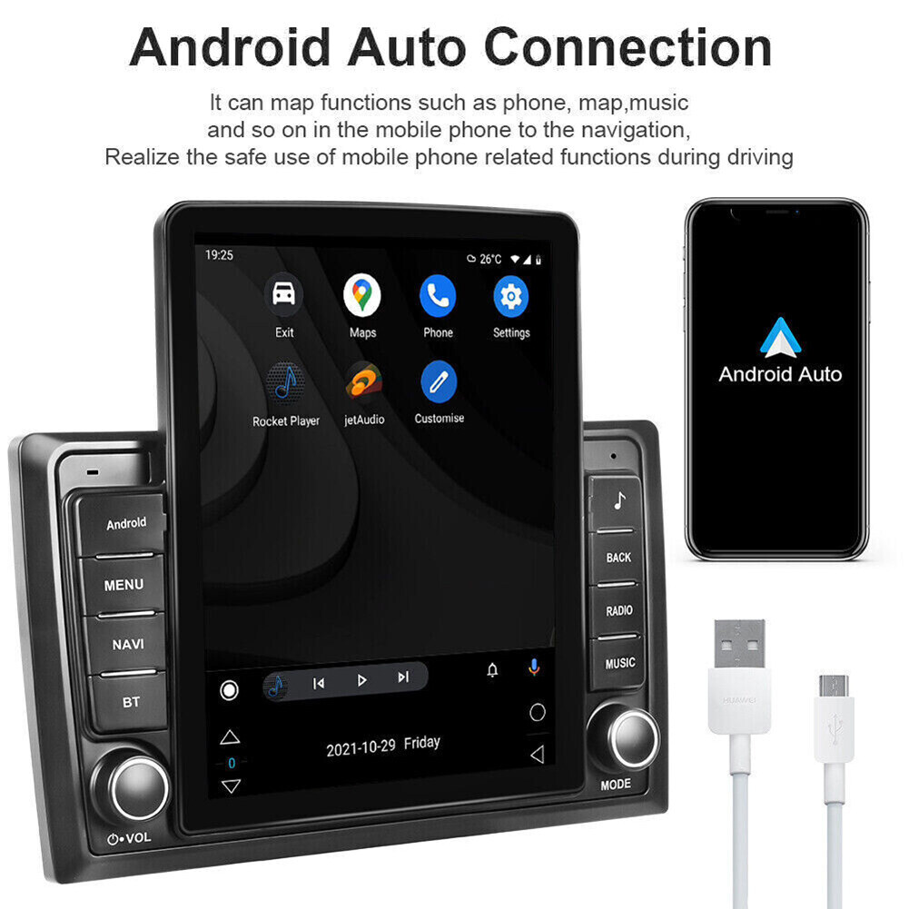 9.7″ For Chevrolet Corvette 2005-2013 Android 13 Carplay Car Stereo Radio GPS