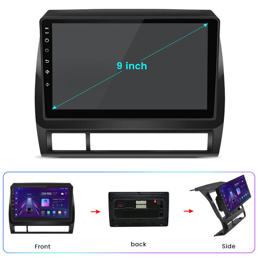 For Toyota Tacoma 2005-2015 Car Radio Android 13Stereo Carplay GPS 32GB Player