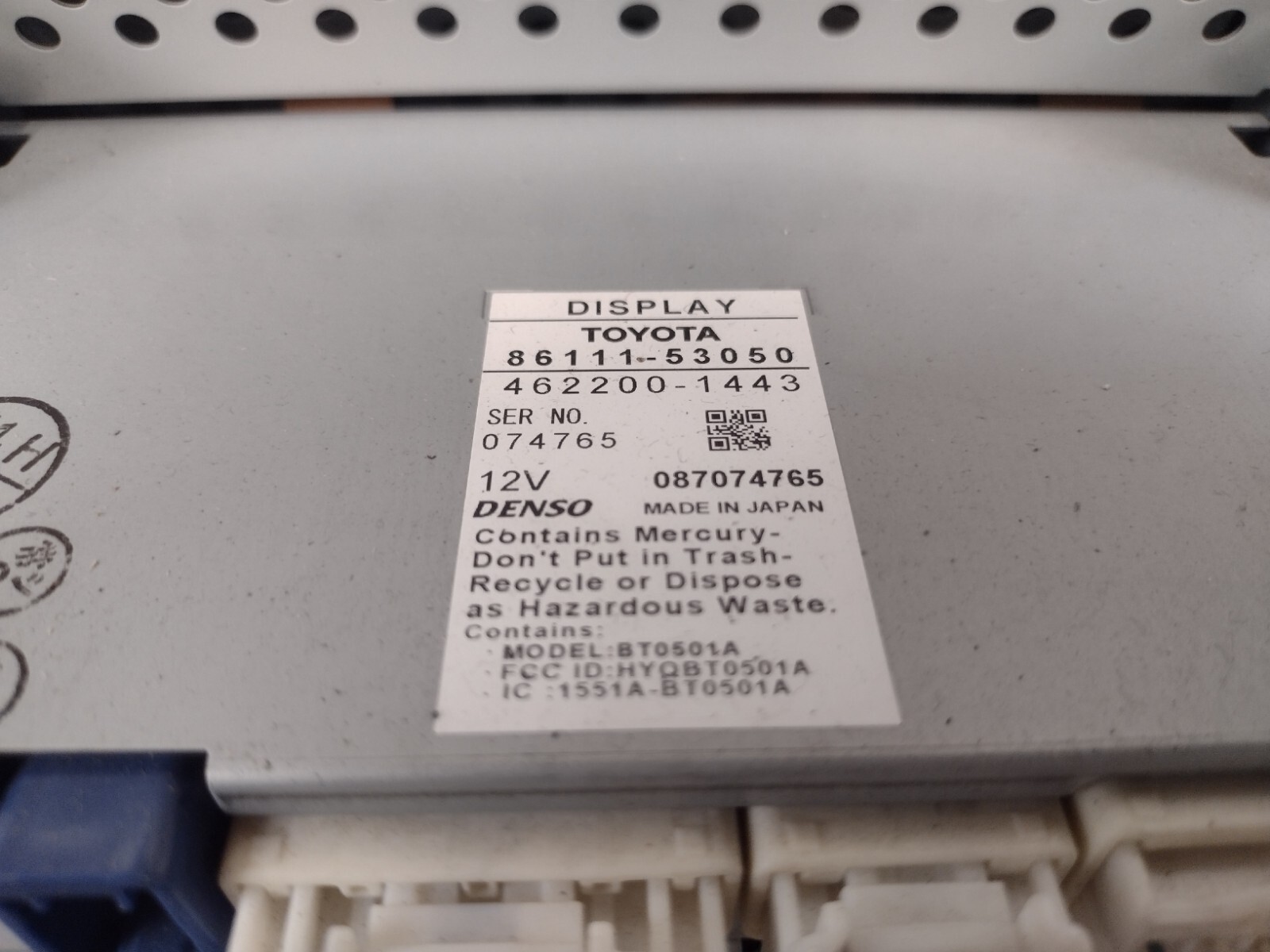 06-08 Lexus IS250 IS350 Navigation GPS Radio Climate Control 86111-53050 PARTS