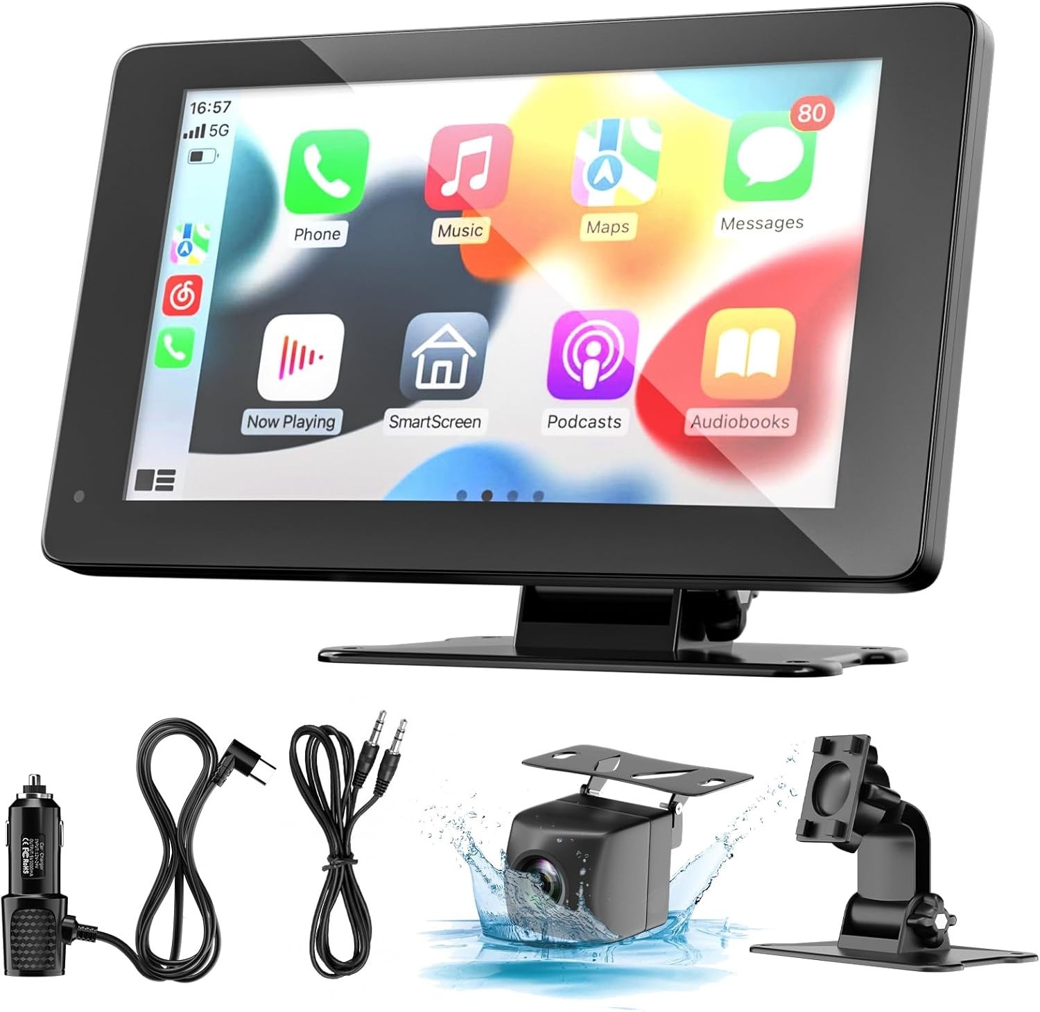 BDFFLY CP1-B CarPlay Android Auto Display Smart Screen Bluetooth WiFi