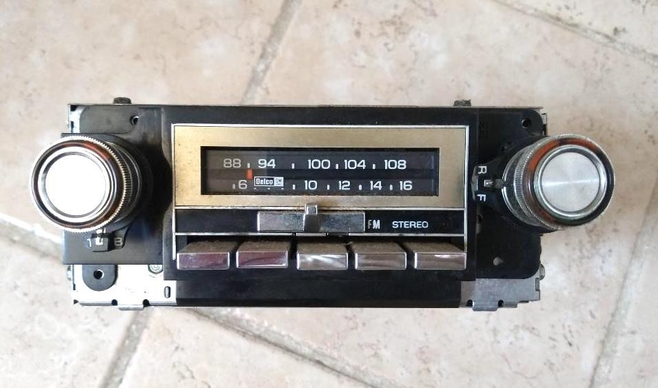 GM Delco AM FM Stereo Radio Complete ’70s ’80s Chevy (READ!!!)