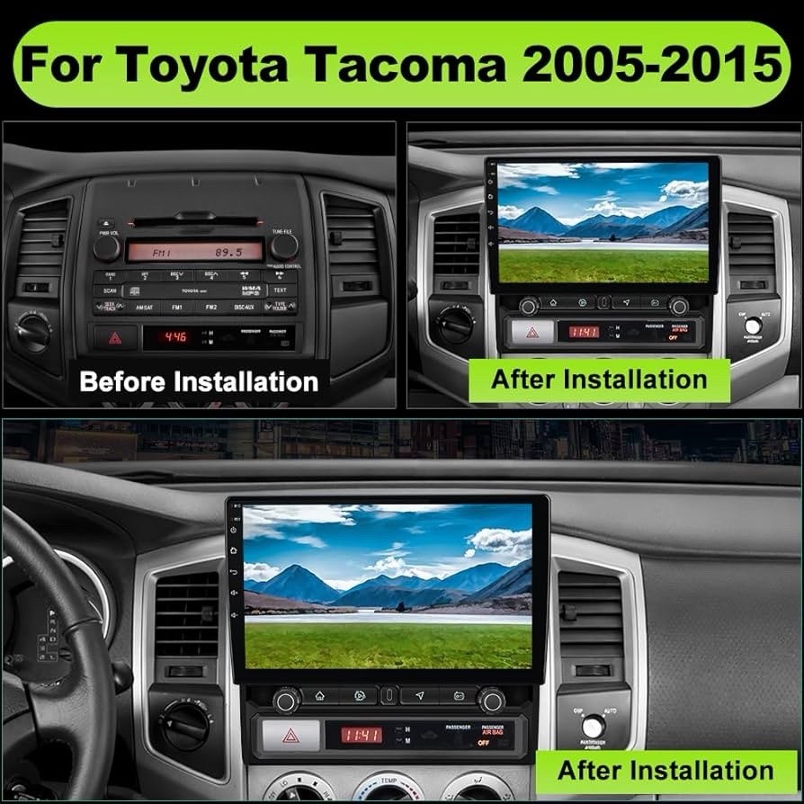 Car Radio for Toyota Tacoma 2005-2015 (4GB RAM+64GB ROM) 10.1 inch IPS Touch