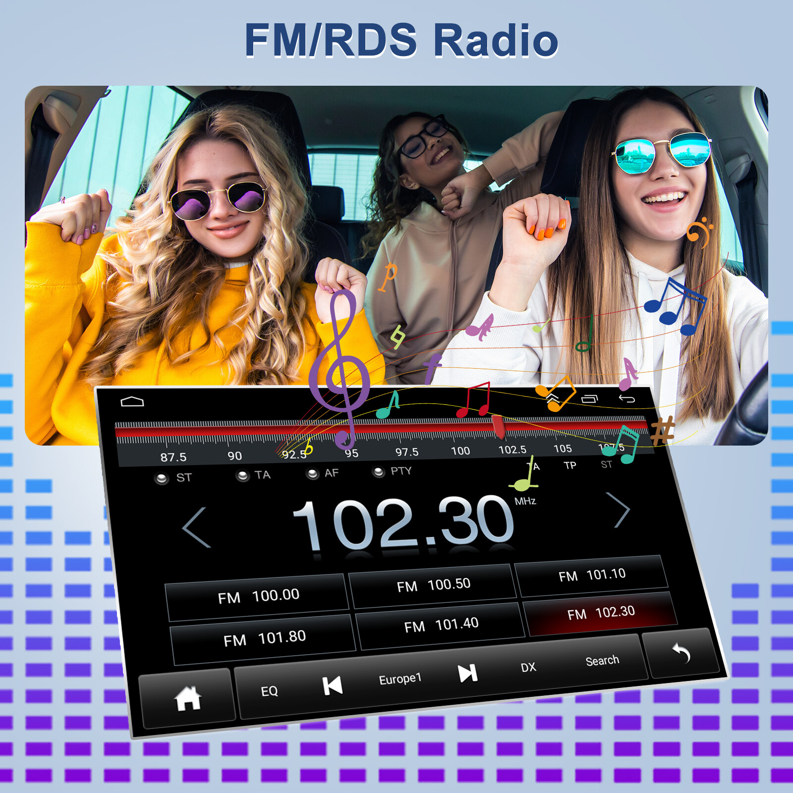 7” Car Stereo Radio Apple CarPlay Touch Screen BT For Nissan Rogue Versa Juke