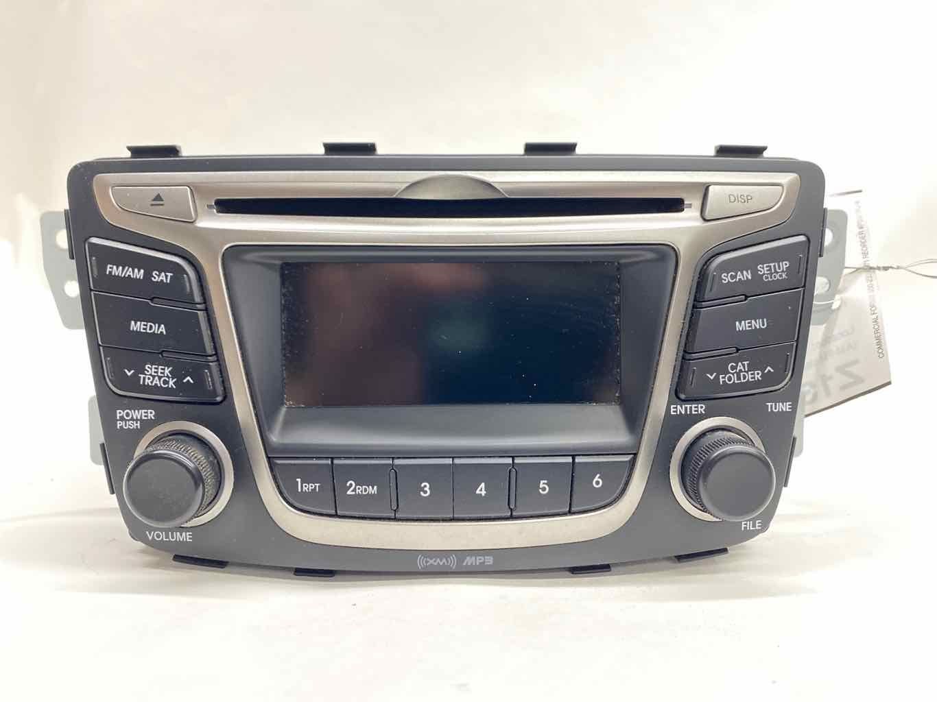 15 16 2017 Accent Radio AM-FM-Stereo-CD-MP3 *May Need Programming 96170-1R111RDR