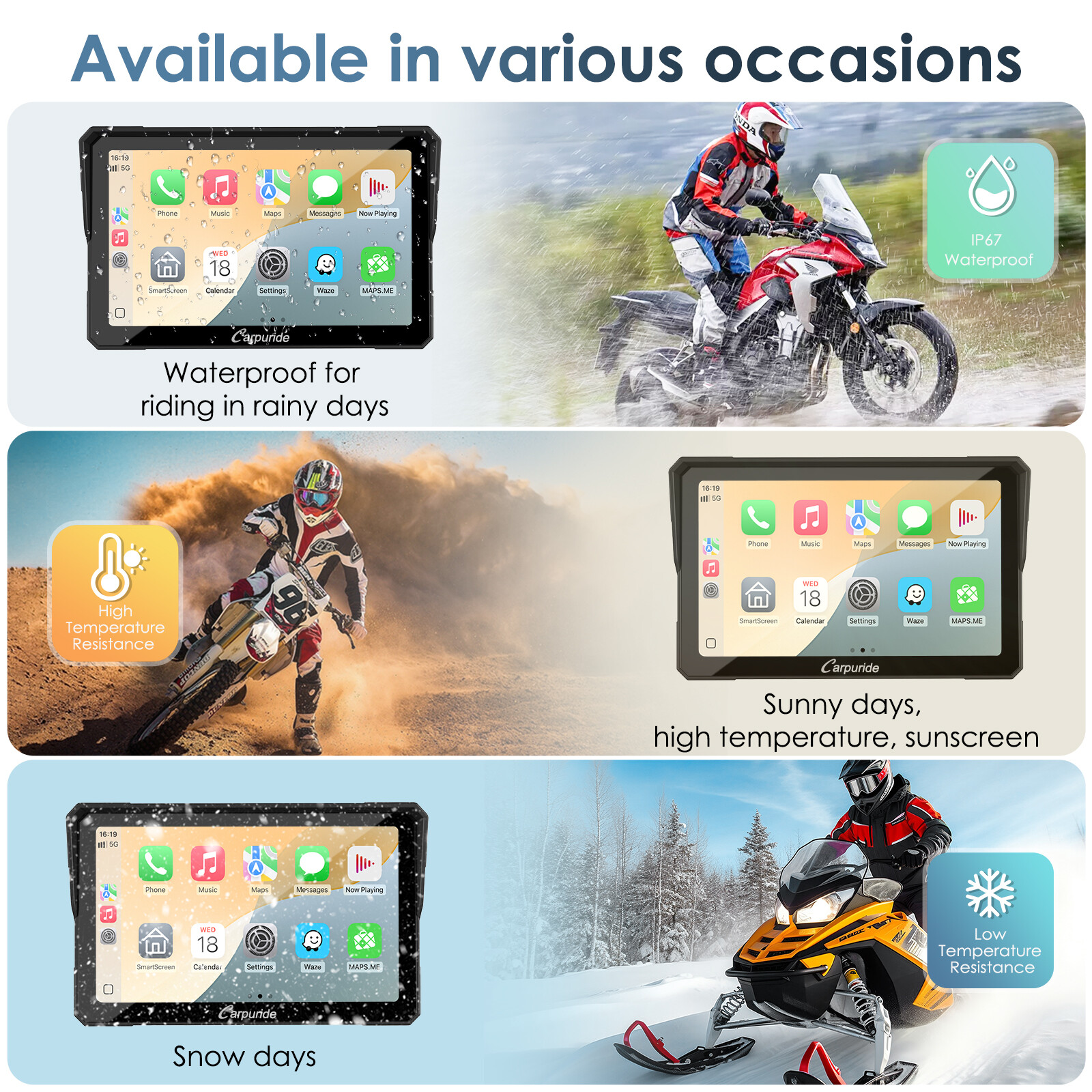 Carpuride W702BSPro Carplay Android Auto BMW Moto Stereo Transmission Controller