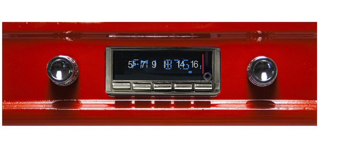 1960-1963 Chevy C10 Truck Reproduction Radio w/ Bluetooth USB Aux AM/FM USA740