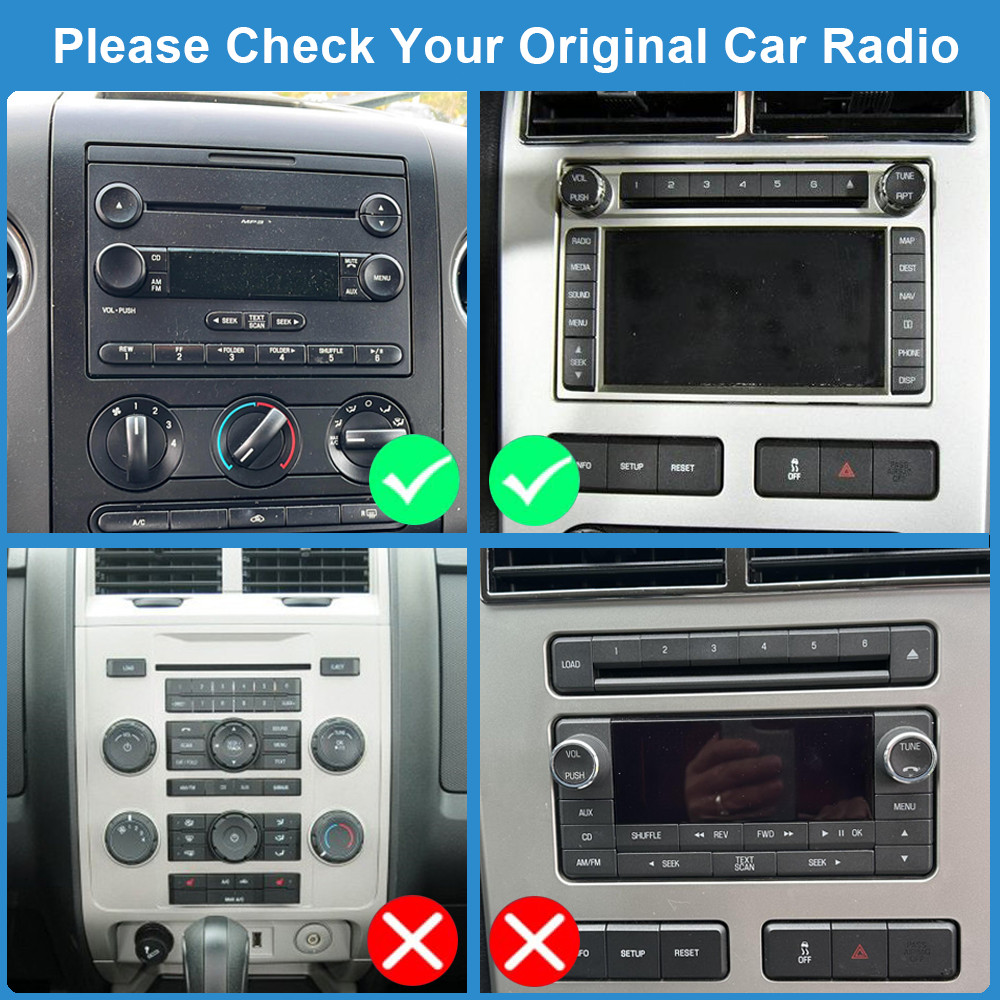 64G Apple Carplay Car Radio Stereo GPS For Ford Mustang 2005 2006 2007 2008 2009