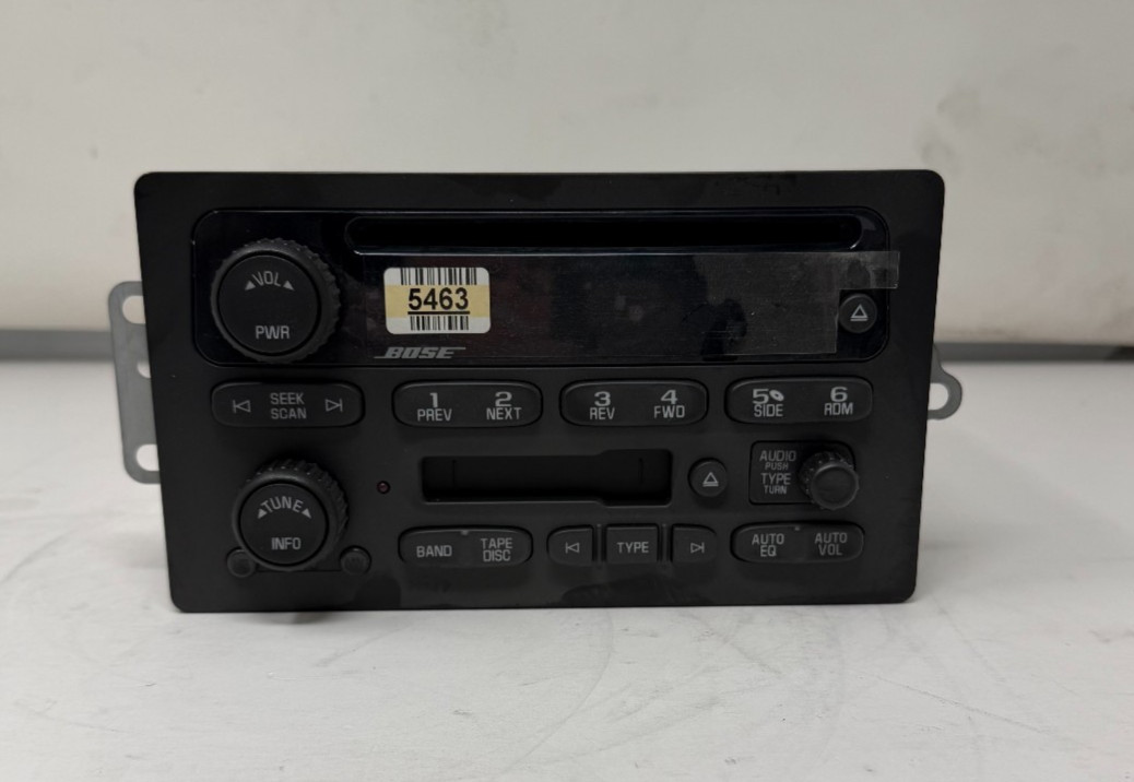 NEW 15295463 OEM GM CHEVROLET GMC BOSE AM FM CASSETTE CD RADIO W/ FREE SHIPPING