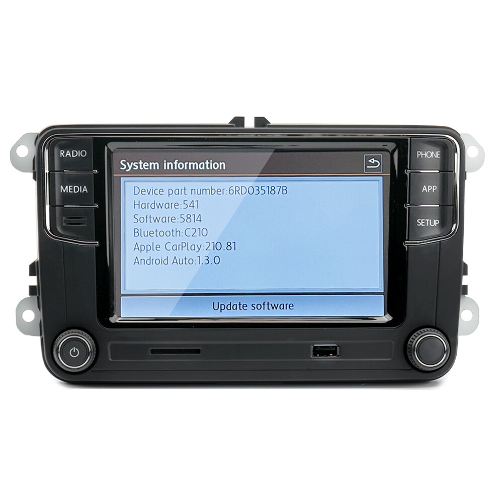 NONAME RCD360PRO 187B Car Radio Stereo Carplay Android Auto For VW Jetta Golf CC