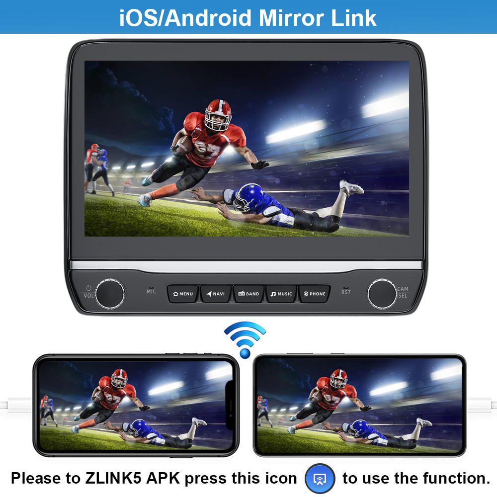 For Ford F150 2009-2014 fit for Carplay Android 13 Car Stereo Radio WiFi GPS Nav