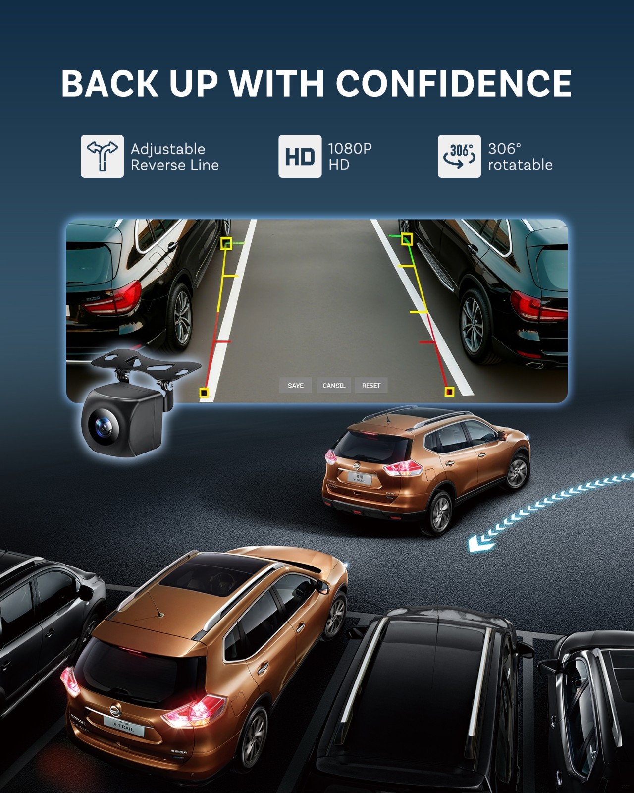 Ottocast AI Touch Screen 11″ AI-Gemini & Video Wireless Carplay+Android w/Camera