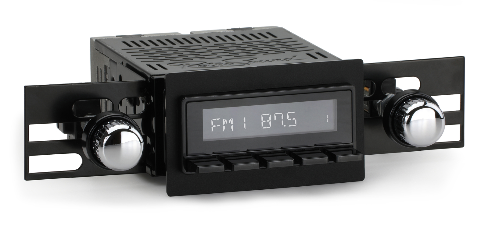 1966-71 International Scout Denver Radio M1 AM/FM RDS 06-96 Knobs Black