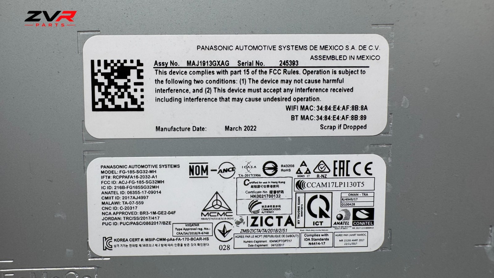 2019-2023 FORD F250 F350 SYNC 3 APIM MODULE MC3T-14G370-ALD OEM