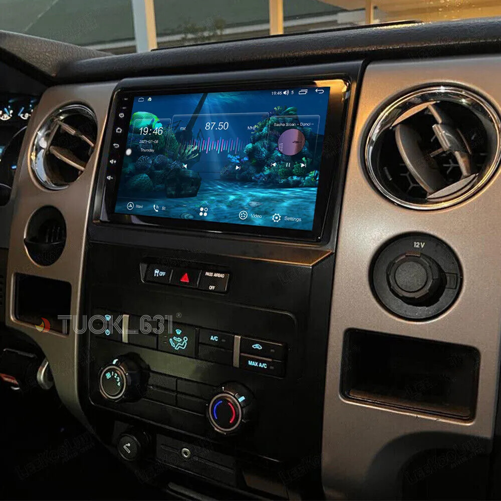 For 2009 2010 11 12 2013 Ford F150 WiFi Apple Carplay Radio Android 13 RDS GPS