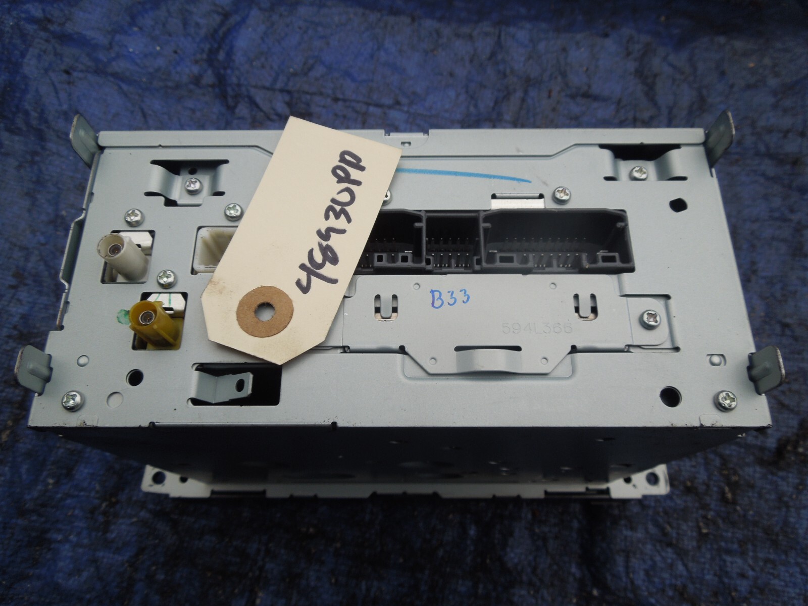 2012 Dodge Caravan RHB cd player radio assembly navigation OEM sirius MP3 30pp