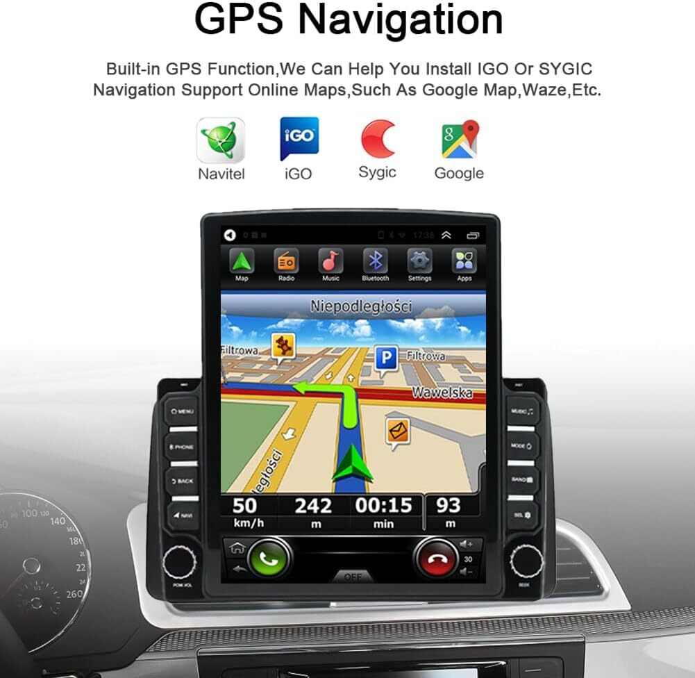 For Buick Enclave 2008-2017 Android 15 Carplay Car Stereo Radio GPS NAVI