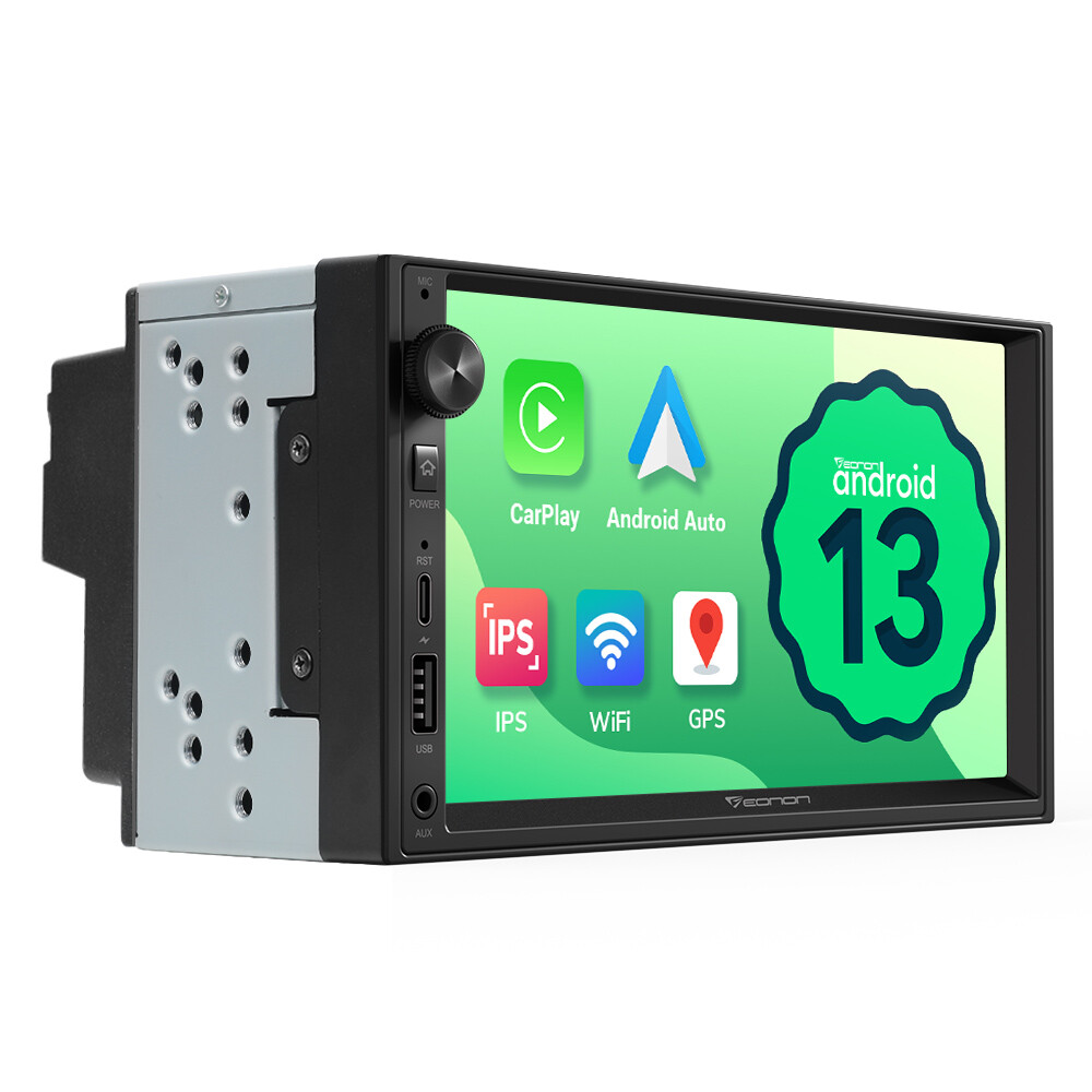 7″ IPS Android 13 Car Play Stereo 2 Din Radio GPS Navi Bluetooth WiFi Multimedia