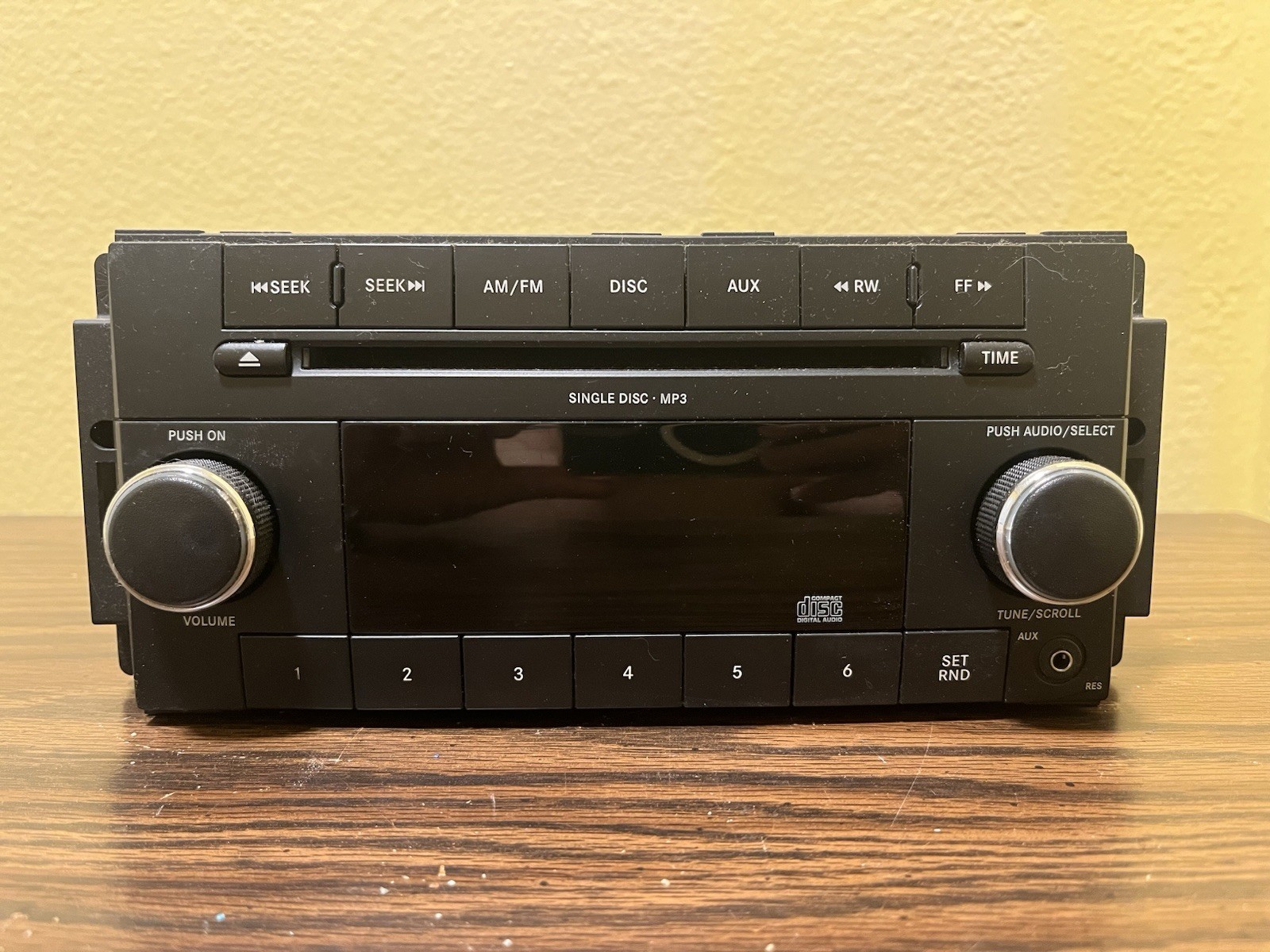 2007-2017 Dodge Chrysler Jeep Wrangler OEM Head Unit Radio Stereo CD AUX AM/FM