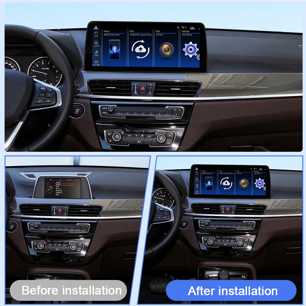 For BMW 3 Series E90/E91/E92/E93 2007-2011 Linux 12.3″ Android Carplay Car Radio