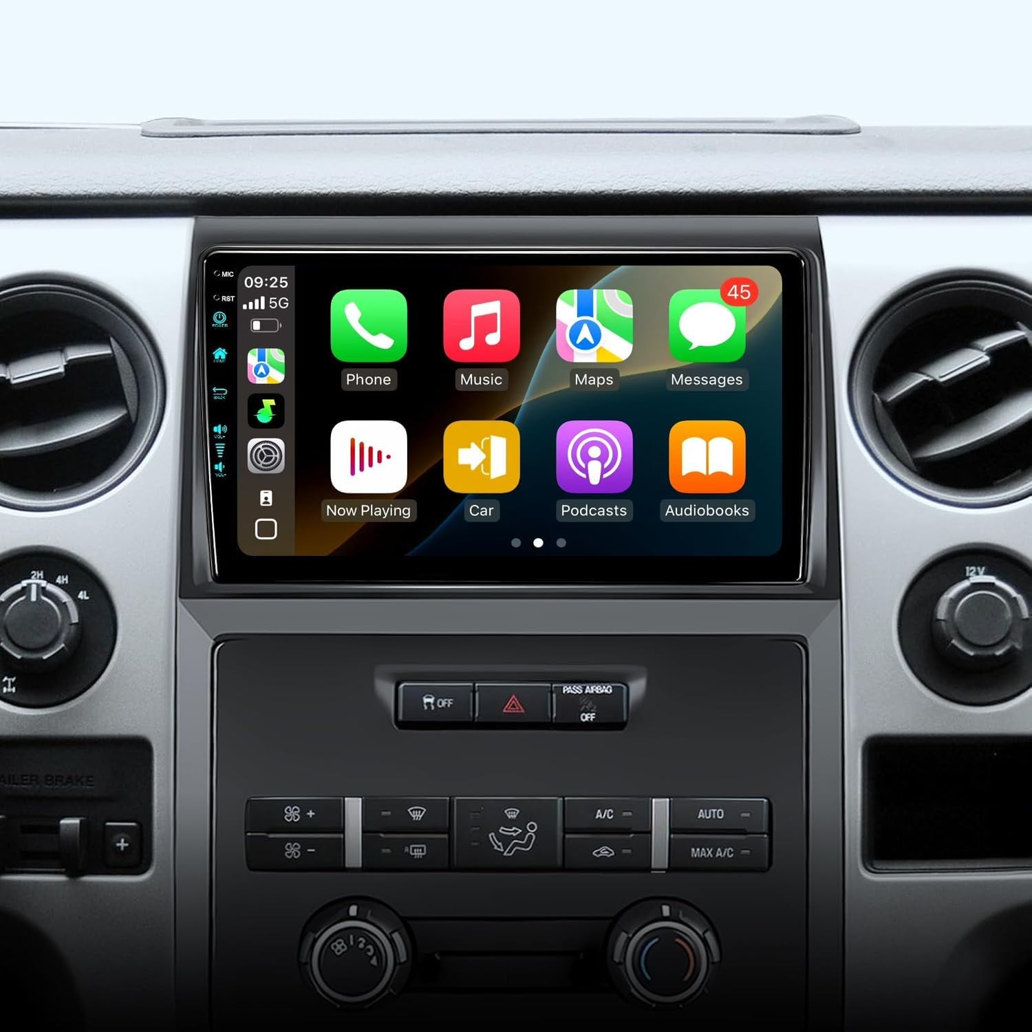 Car Stereo for Ford F-150 2009-2012 Wireless CarPlay & Android Auto AM/FM/RDS