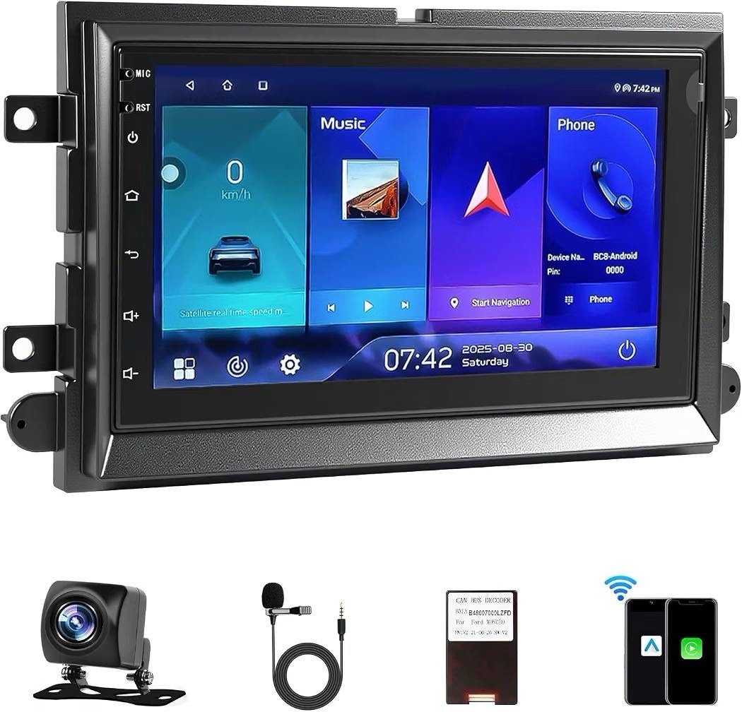 7in Android Radio Ford F250/F350/F450/F550 2013-2016 Wireless CarPlay 2+64G