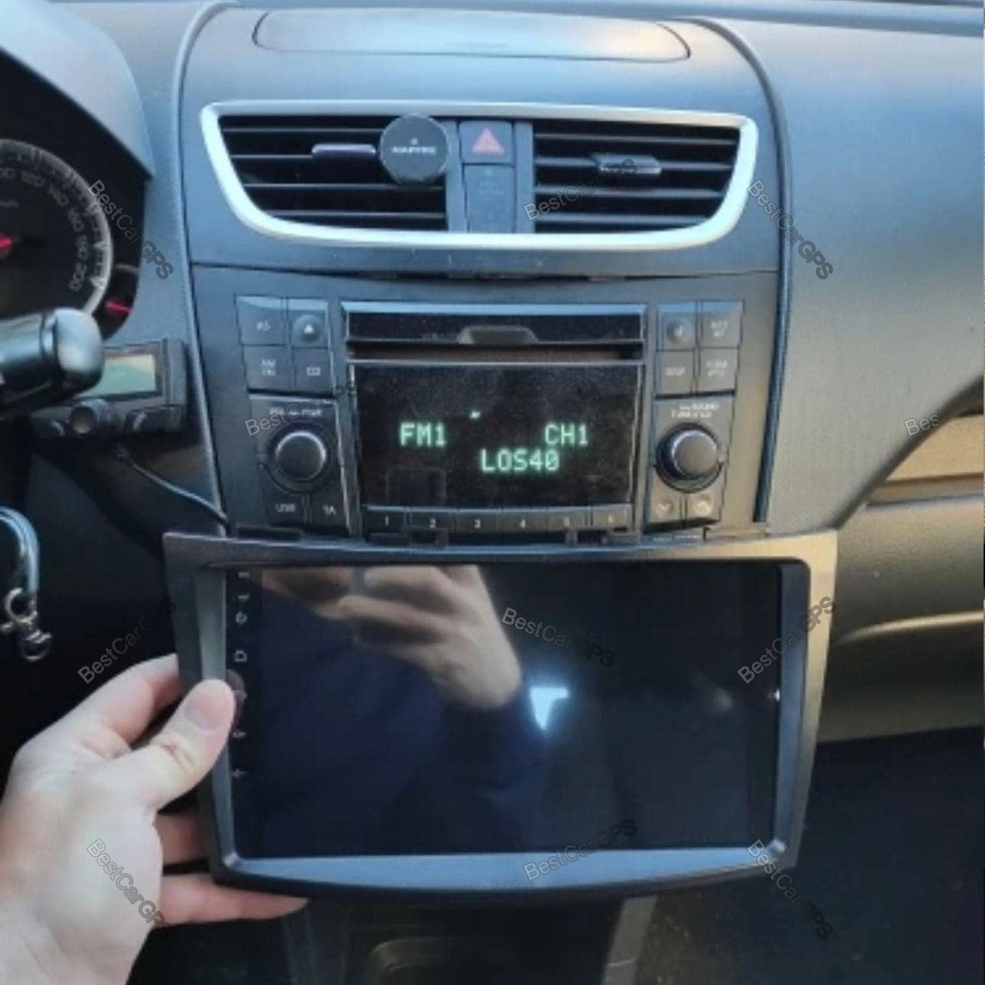 4+64G Android 15 CarPlay Stereo Radio GPS Sat Nav 9″ For Suzuki Swift 2010-2016