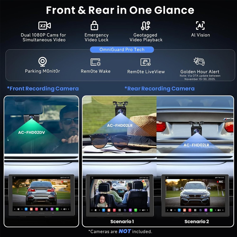 ATOTO S8 Ultra Plus 10.1in Double Din Car Stereo Head Unit GPS Track 4G LTE 2xBT