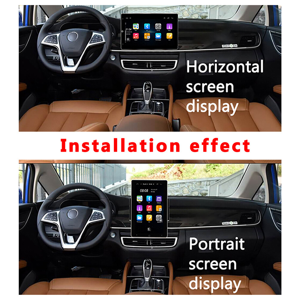 Double 2DIN Rotatable 10.1″ Android 13 Touch Screen Car Stereo Radio GPS Wifi BT