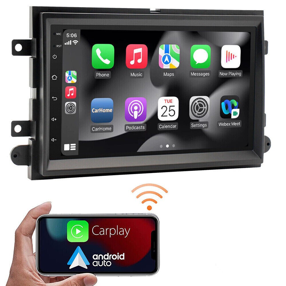 Touch Screen Car Stereo Radio BT FM RDS Head Unit Fit For Ford Mustang 2005-2009