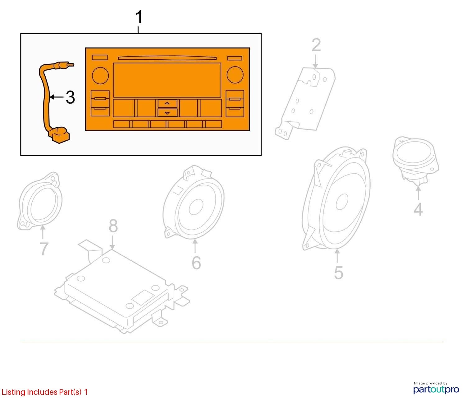 Audio Equipment Radio Display And Receiver US Market Fits 14-15 FORESTER
