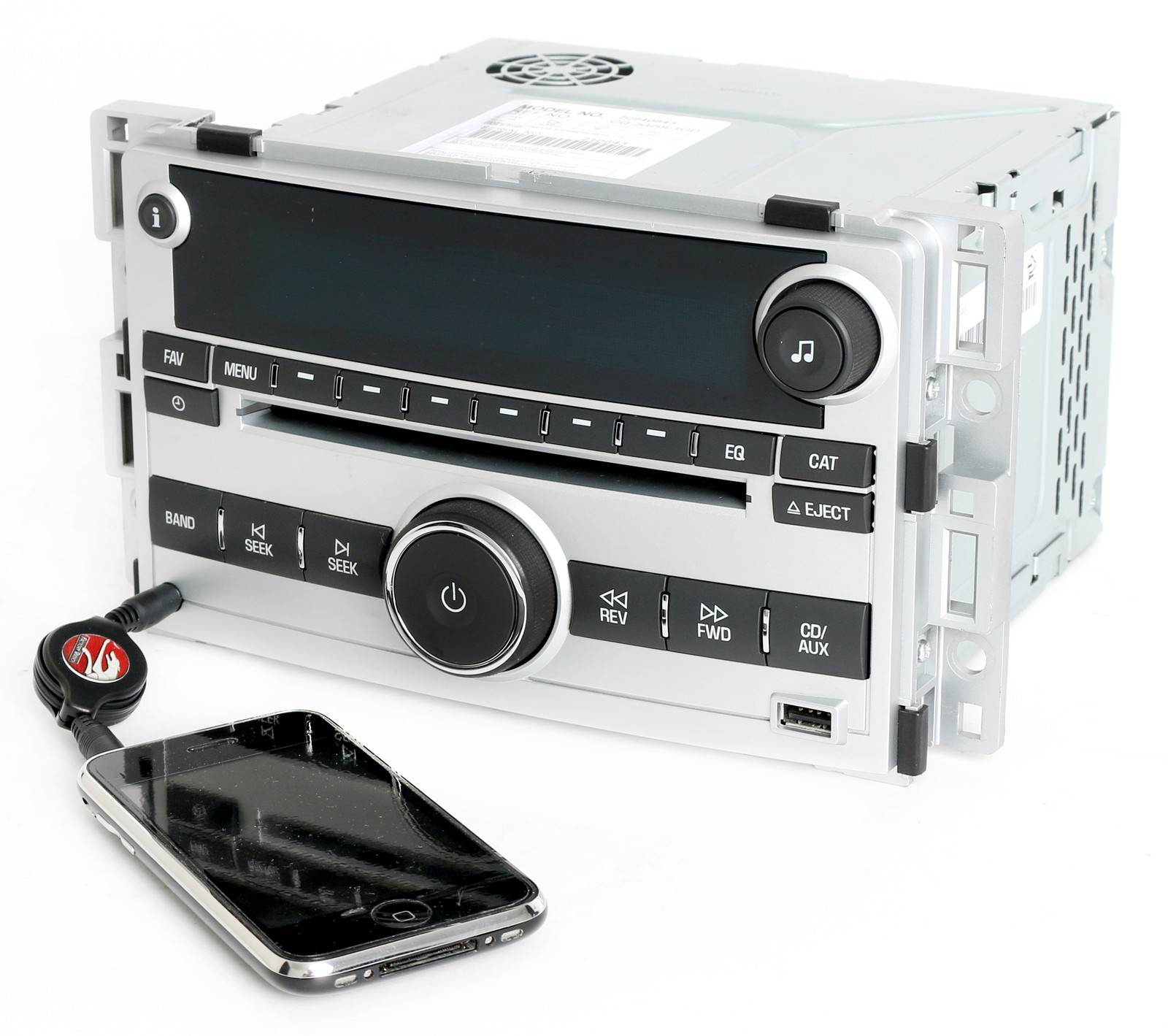 2009-12 Chevy Malibu Silver AM FM CD Player Radio w Aux Input & USB 20940843 UUI