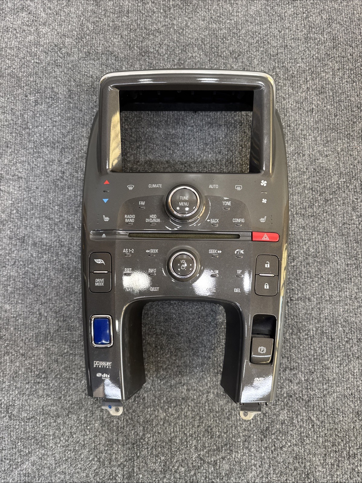 11 – 13 Chevy Volt Radio / Climate Control Panel Opt UFV w/ Heated Seat 22850070