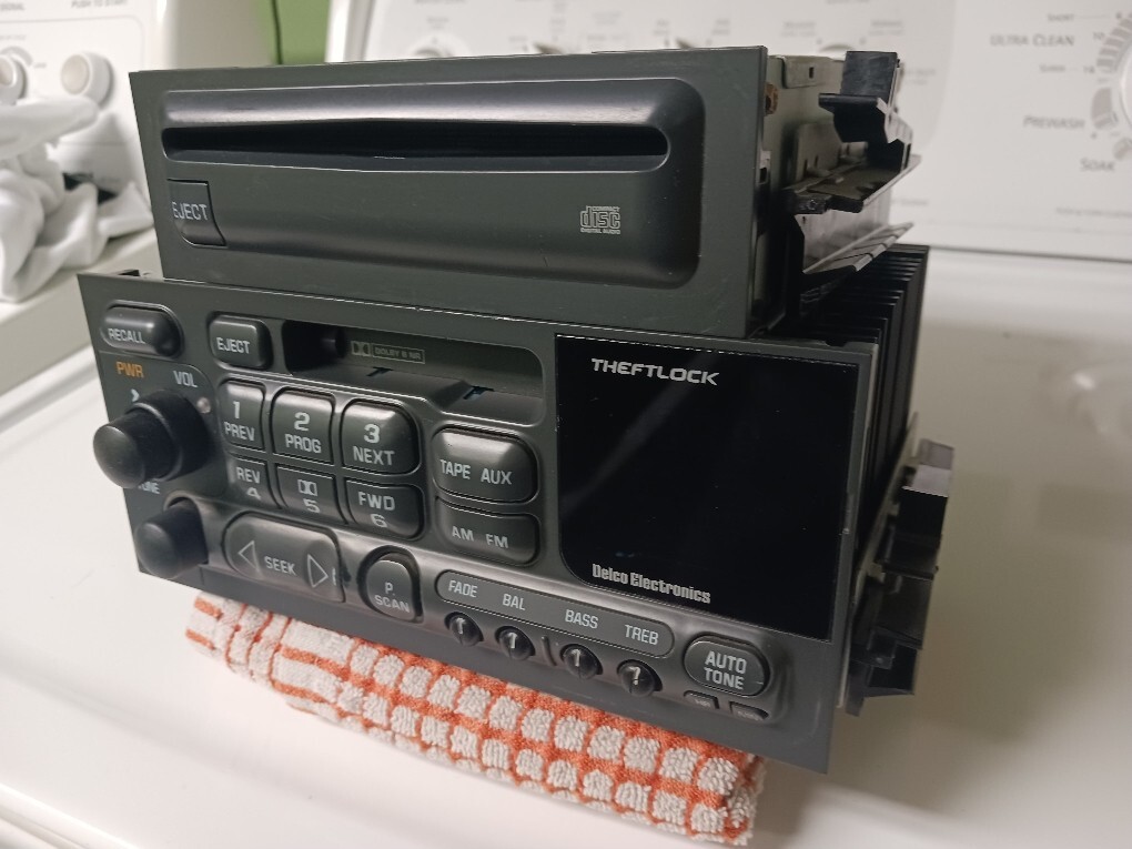 2002 2001 2000 1999 1998 1997 1996 1995 GM GMC truck AM/FM Cassette/remote CD