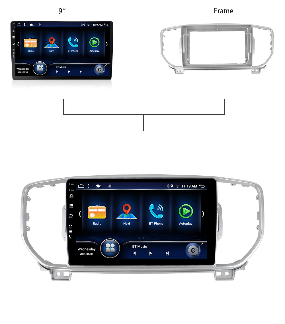 🌟8GB+256GB🌟FOR KIA Sportage KX5 2016-2019 Android16 Car Stereo CarPlay GPS AHD