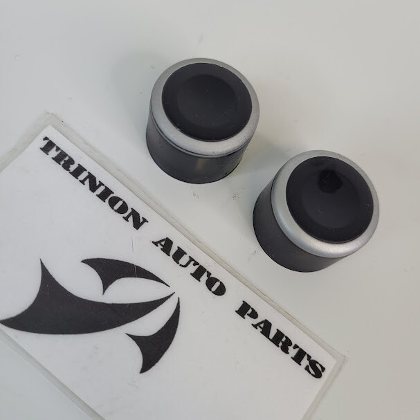 2007 Kia Spectra Radio Knobs Black/Silver Set of 2 OEM