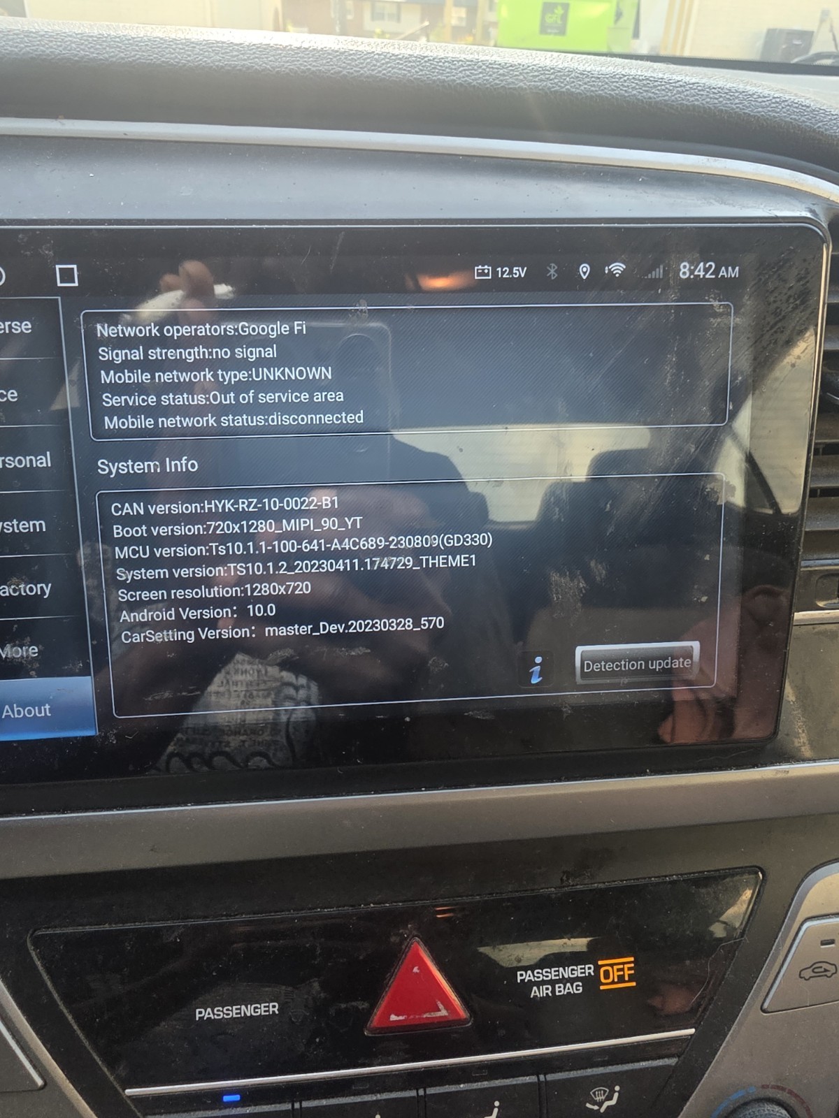 high performance Android Radio For 2016-2018 Hyundai Elantra