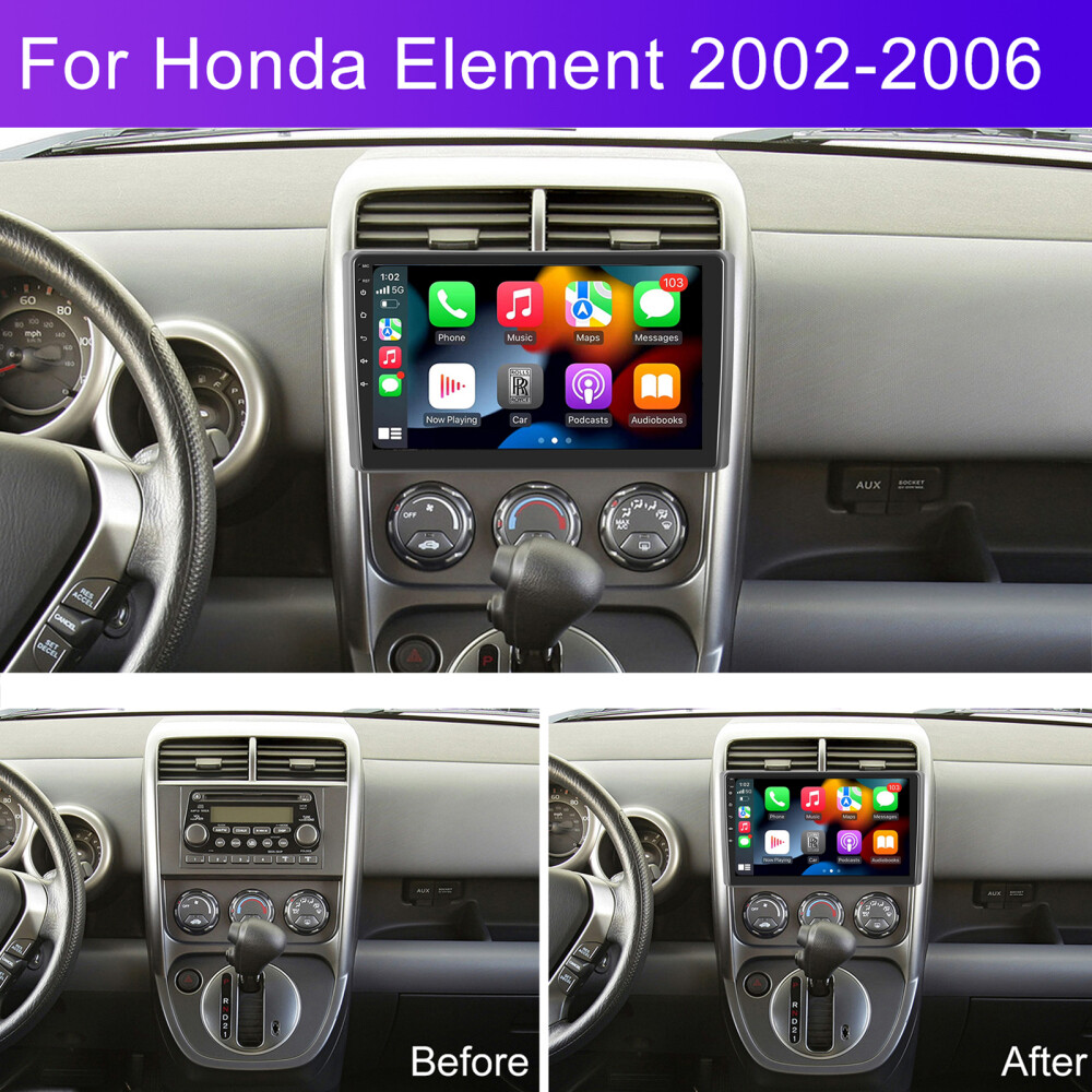 10″ For Honda Element 2003-2006 Android 15 CarPlay Stereo Radio GPS WiFi 2+64G
