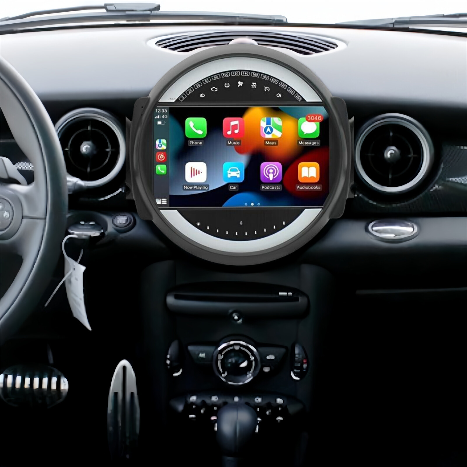 Android 13 Carplay Car Radio Stereo GPS For 2007-2014 BMW Mini Cooper R56 R60