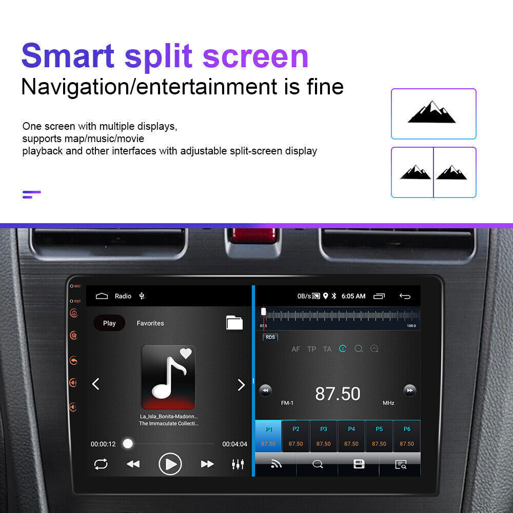 CarPlay For 2008-2014 Subaru WRX, WRX STI Android Radio Stereo DSP AHD