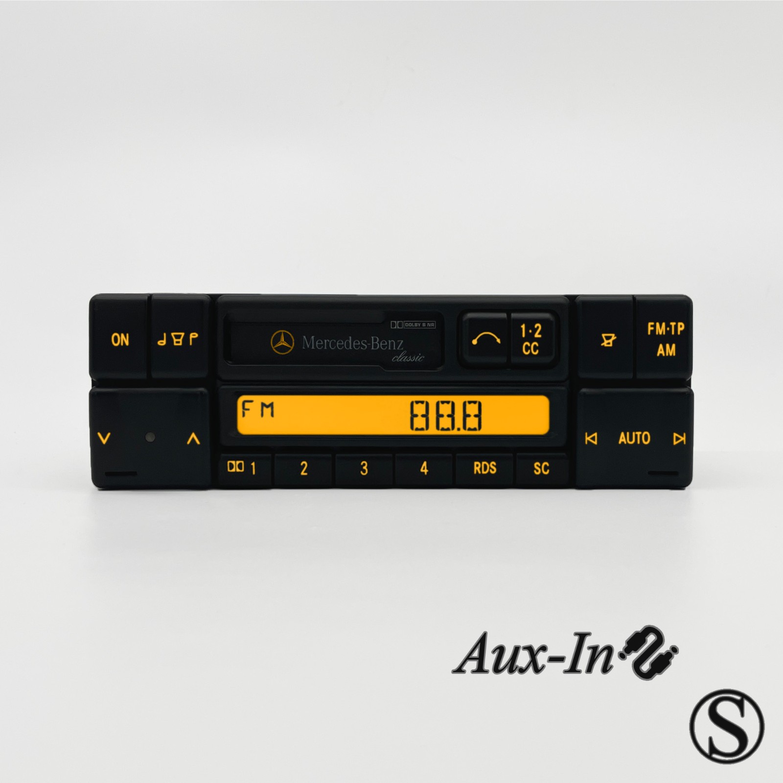 Mercedes-Benz Classic BE2011 Radio Aux Becker W202 W210 W140 R170 R129 W463 S SL