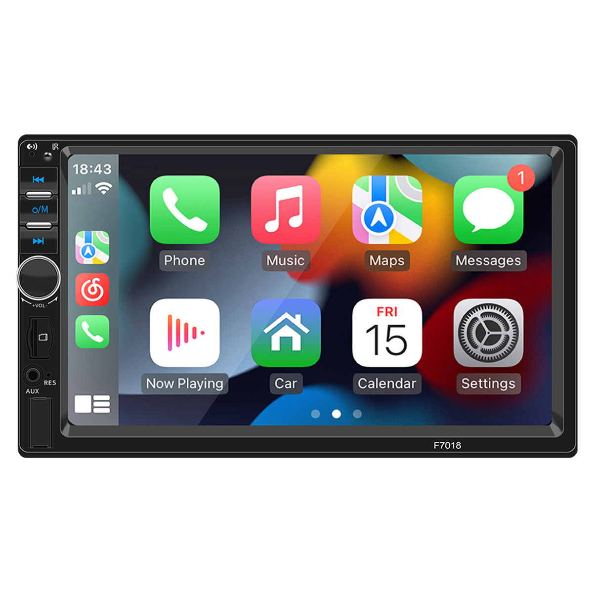 Car Radio Stereo MP5 Player BT For Carplay Android Auto FM Touch Screen 2Din